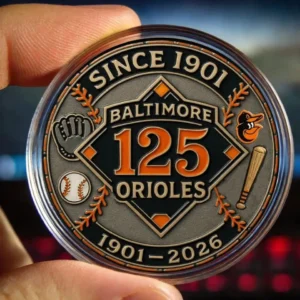 Baltimore City Oriole 125Th Anniversary Commemorative Coin 2026