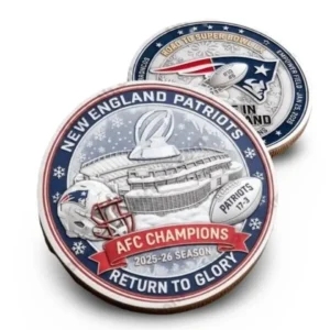 Patriots 2026 Champions Return To Glory Believe In England Coin