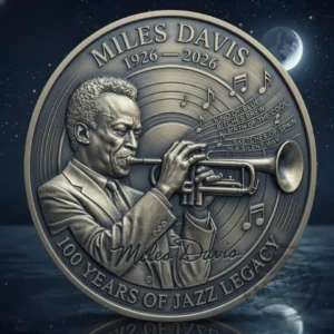 Miles Davis 100 Years Of Jazz Legacy Commemorative Coin 2026