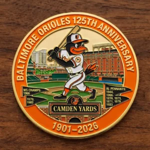 Baltimore 125Th Anniversary Commemorative Challenge Coin 2026