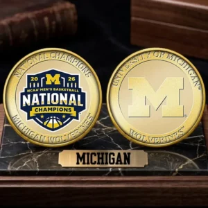 Michigan 2026 Men's Basketball University of Michigan Champions Coin