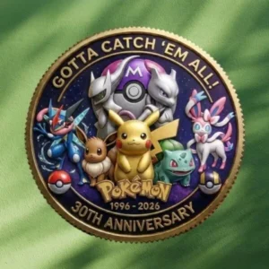 Pokemon 1996-2026 30th Anniversary Commemorative Coin