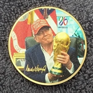 Donald Gold Coin World Cup 2026 250th Anniversary of America Signature USA