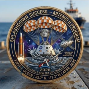 Artemis II Program Splashdown Success April 2026 Commemorative Coin