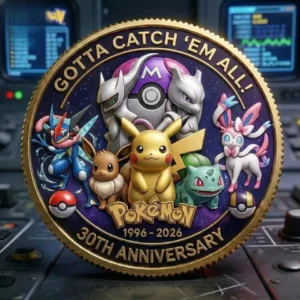 Pokemon 30Th Anniversary 2026 Commemorative Coin