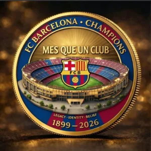 FC Barce lona 2026 Champions Coin Mes Que Un Club
