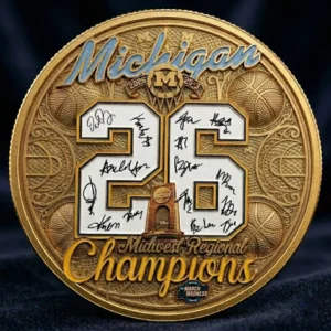 Michigan Wolverines 2026 Midwest Regional Champions Coin NCAA Coins