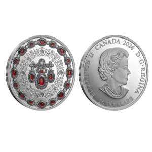 elizabeth II canada 2026 d g regina 20 dollars 3d commemorative alloy coin