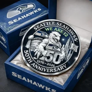 Seahawk 2026 Super Bowl LX World Champions Fan Coin – Football Collectible