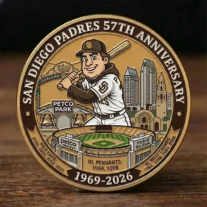 Padres 57Th Anniversary Commemorative Coin 2026