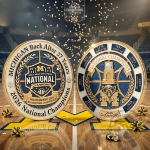 Michigan Wins 2026 Ncaa Championship Coin