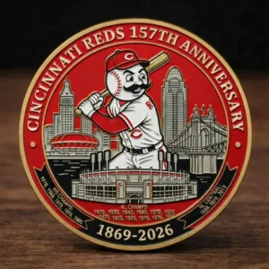 Cincinnati 157Th Anniversary Commemorative Challenge Coin 2026