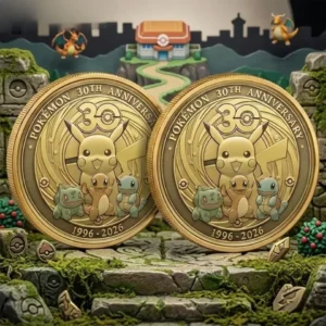 Pokemon 30Th Anniversary Commemorative Coin 1996-2026