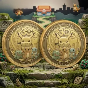 Pokemon 30Th Anniversary Commemorative 1996-2026 Gift For Fans Coin