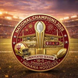 Hoosiers National Champions 2026 Coin