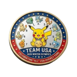 Pokemon Team USA 2026 Gold Medal Champions Coin