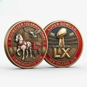 Budweiser Super Bowl Lx Commemorative Coin 2026