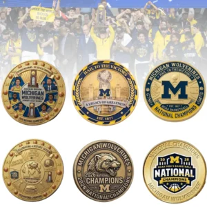 Michigan Wolverines 2026 NCAA Division I National Champions Commemorative Coin