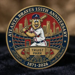 Atlanta 155Th Anniversary Commemorative Challenge Coin 2026