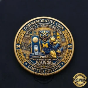 Michigan Wolverines 2026 Ncaa Champions Commemorative Coin