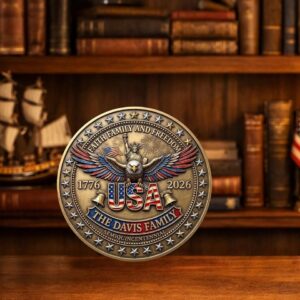 USA 250th Anniversary Coin 1776-2026 Commemorative Coin American Freedom