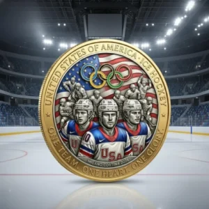 Usa Ice Hockey Milano Cortina 2026 Commemorative Coin
