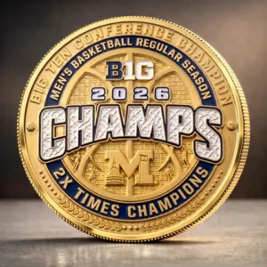 Wolverines 2026  Men's Basketball National Champs Commemorative Coin