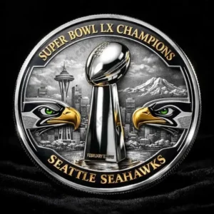 Super Bowl LX Champions 2026 Seahawks Commemorative Coin