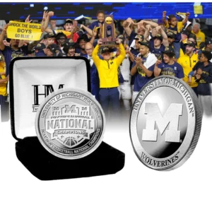 University of Michigan Wolverines 2026 National Champions Challenge Coin