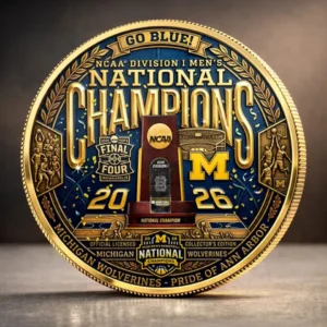 Michigan 2026 Men's Basketball National Champions Commemorative Coin