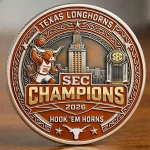 Texas Longhorns 2026 Sec Champions Commemorative Coin