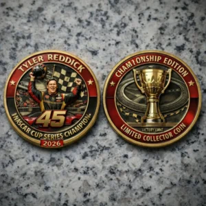 Tyler Redick NASCAR Cup Champions Commemorative Challenge Coin 2026