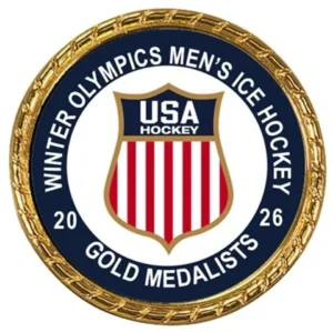 Tribute Coin 2026 Winter Olympics Men's Ice Hockey Gold Medalist Champions