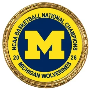 Tribute Coin Michigan Wolverines 2026  Men's Basketball National Champions