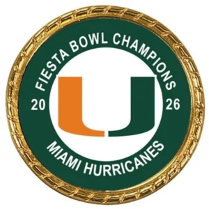 Tribute Coin Miami Hurricanes 2026 Fiesta Bowl Champions