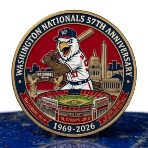 Washington 57Th Anniversary Commemorative Challenge Coin 2026