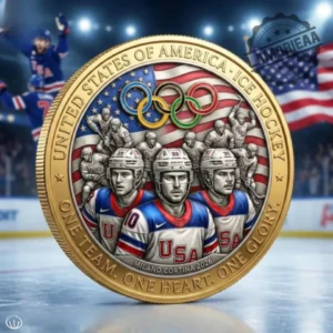 The Glory Of Milan Team USA 2026 Gold Medal Commemorative Coin
