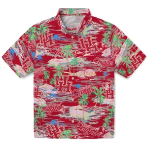 Houston Cougars Flamingo Retreat 2026 Hawaiian Shirt