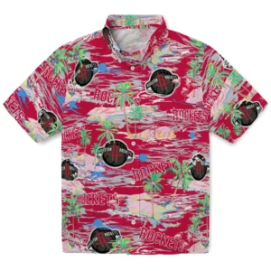 Houston Rockets Flamingo Retreat 2026 Hawaiian Shirt