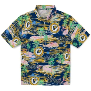 Indiana Pacers Flamingo Retreat 2026 Hawaiian Shirt