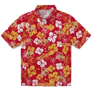 Iowa State Cyclones Hibiscus Bloom Hawaiian Shirt