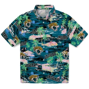 Jacksonville Jaguars Flamingo Retreat 2026 Hawaiian Shirt