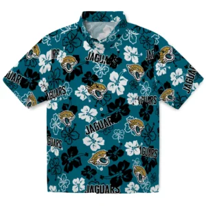 Jacksonville Jaguars Hibiscus Bloom Hawaiian Shirt
