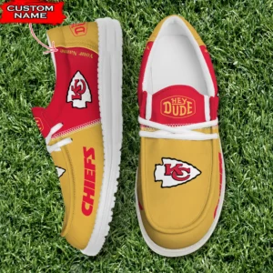 Kansas City Chiefs Custom Name Teams 2026 Hey Dude Shoes