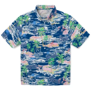 Kansas City Royals Flamingo Retreat 2026 Hawaiian Shirt