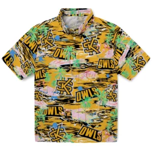 Kennesaw State Owls Flamingo Retreat 2026 Hawaiian Shirt