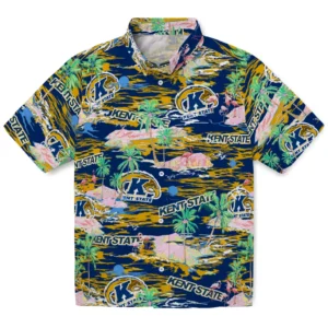 Kent State Golden Flashes Flamingo Retreat 2026 Hawaiian Shirt