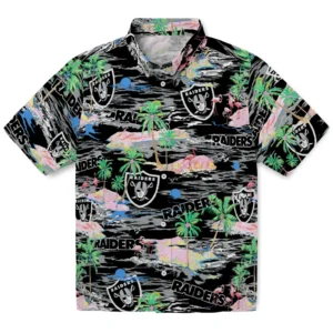 Las Vegas Raiders Flamingo Retreat 2026 Hawaiian Shirt