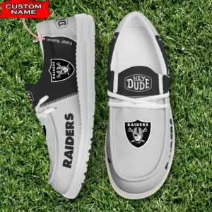 Las Vegas Raiders Custom Name Teams 2026 Hey Dude Shoes