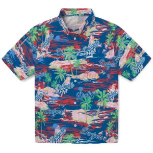 Los Angeles Dodgers Flamingo Retreat 2026 Hawaiian Shirt